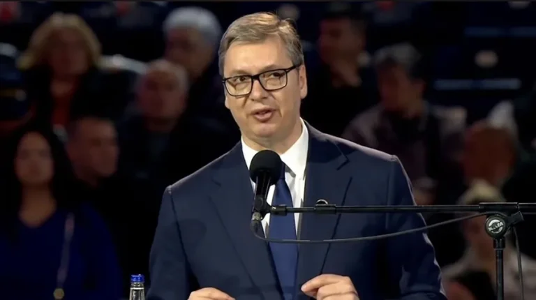 Александар Вучић обраћање у Београдској арени пред грађанима
